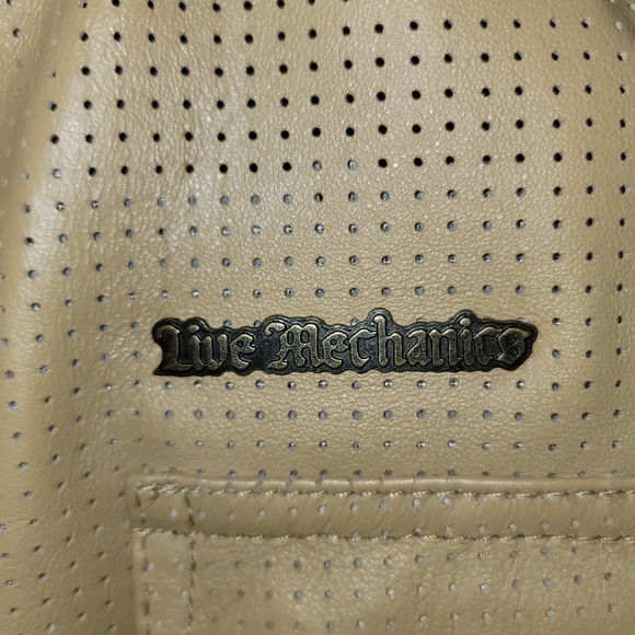 Authentic Leathet Jacket by Live Mechanics NWOT - Picture 6 of 8